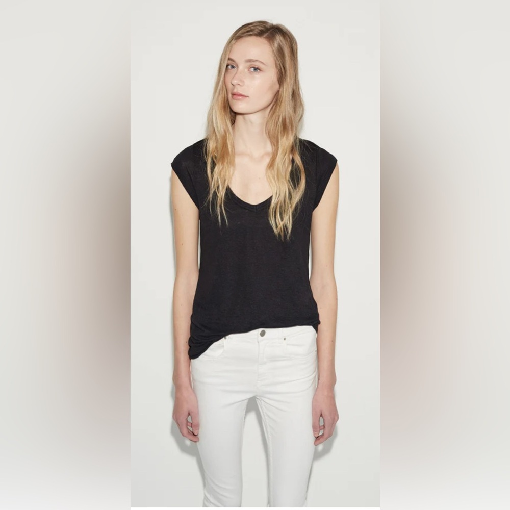 ISABEL MARANT ETOILE Black Sleeveless Top Size XS